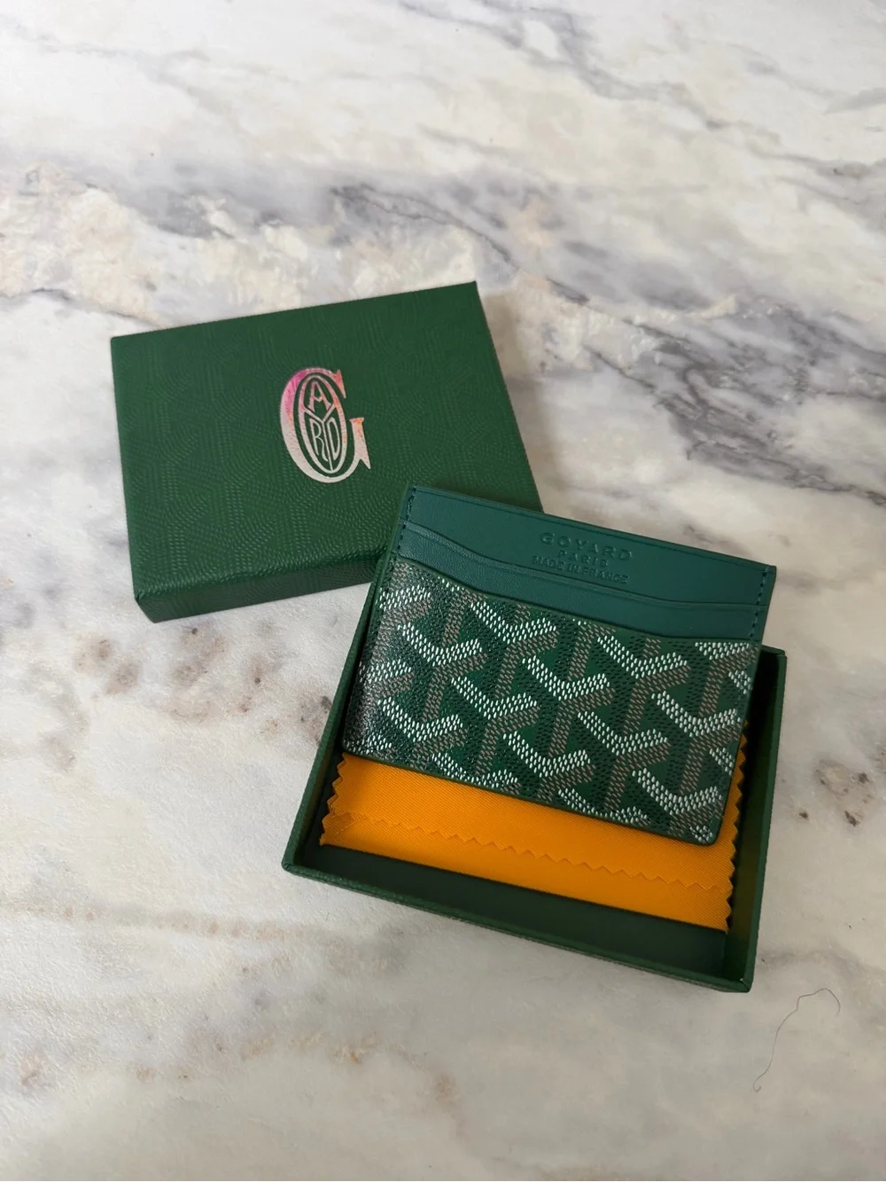 Green Saint-Sulpice Card Wallet